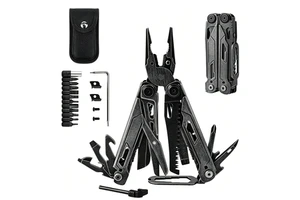 24 In 1 Multi Tool Pliers 5CR15 Steel EDC Folding Outdoor Camping Survival Tool For Knife Screwdrivers Saw Scissors Pocket Clip