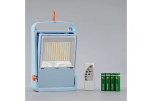 Large Capacity Detachable Solar Rechargeable LED Floodlight Movable Power Supply for Garden Emergency Outdoor Lighting