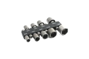 9PCS Pneumatic Metric 5-13mm Strong Socket Wrench Sleeve Connecting Rod Set