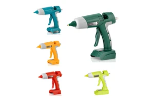 Handheld Li-ion Cordless Glue Gun Rechargeable Battery Powered Cordless Hot Melt Glue Gun for Bosch 18v Battery
