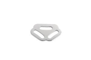 Factory Custom Zinc Alloy Triangle Buckle Metal Buckle for Connecting Webbing Three Way Buckle