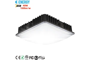 60W ETL IP65 China Supplier Recessed Canopy Led Ceiling Led Station Light for Led Parking Garage