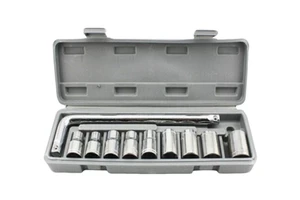 10 Pcs Set High Quality Sleeve Sets Carbon Steel Sleeve