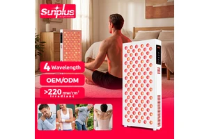 Iso Certificate Red Light Therapy Treatment Red Light Therapy Panel Motorized Stand Red Light Panel Over Bed With Stand