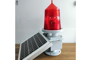 Solar Obstruction Light IP65 Durable LED Warning Light for Power Plant Chimney
