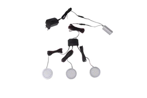 12V LED Sensor Cabinet Mini Puck Light with Remote Control for Indoor Use in Caravan Camper Motorhome Interior Lighting