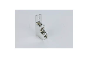 Dual Hole Mechanical Lug 350MCM-6 AWG Aluminum Wire Terminal Lug Electrical Screw Terminal Connector Tin Plated 600V Rated