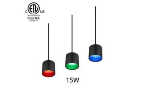 ETL UL Listed 15W 20W Lobby Hall Factory Warehouse Industrial DMX RGBW RGBA RGB Pendant Downlight