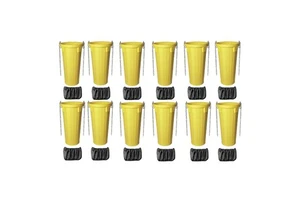 TEKCNOPLAST SRL HDPE Plastic 12-Piece Industrial Design Rubbish Chute Kit with Dust Sleeves for Landfill Use Made in Italy