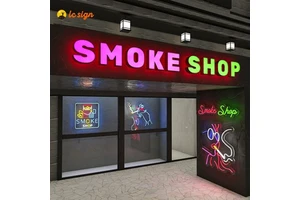 Big Logo Outdoor LED Illuminated Sign 3D Channel Letters Sign For Shop