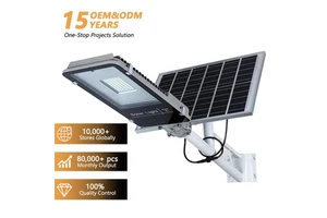 Aluminum Outdoor Split Solar Street Lamps Ip65 Waterproof 50W 100W 200W 300W Solar Powered Street Light