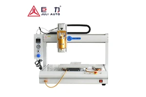 500*500 Desktop Automatic 30ML Hot Melt Glue Dispensing Robot Machine