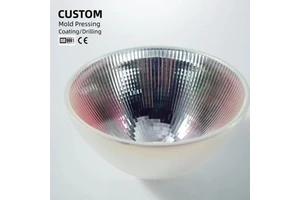 BOGLASS Customized High Quality Light Cob Glass Reflector Led Lens Glass Reflector With Ar Coating