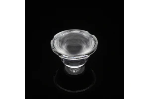 High Quality Manufacturer 5050 28MM PMMA PC Plastic Optical LED Lens Indoor Led Lenses Reflector Lens TIR LED Lens