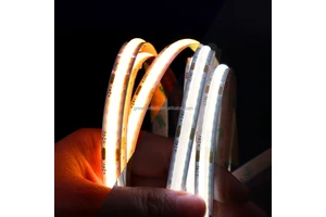 High CRI CCT Adjustable Dimmable COB Linear Light Strip Tunable White 8mm 12V 24V Dual Color Temperature Indoor Smart Home Light