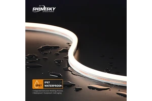 Shinesky Landscape Lighting IP67 Waterproof 0817 Led Neon Strip Warm White/rgb 24V High Quality Flexible Silicone Neon Light