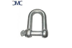 Heavy Duty European Type Large Dee Shackle Galvanized Rigging Shackles for Lifting