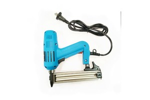 Portable XJP 2-in-1 Electric Cord Nail Gun for DIY Woodworking & Furniture Nailing 220-240V 100 Nail Capacity