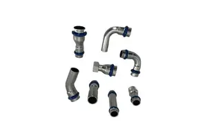 45 Degree Pipe Press Fitting 304 316L Stainless Steel Compression Elbow Press Pipe Fitting