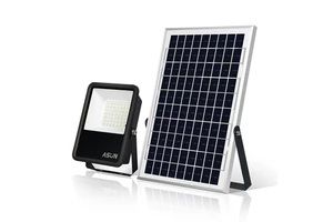 Solar Garden Double Light Wholesale Solar Outdoor IP66 Waterproof Solar Flood Light with Remote Control