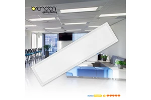 50w 5000 Lumen IP65 Ceiling Led Troffer Light Commercial Flat Backlit Fixture Certified Low Profile 2 4ft for Conference Room