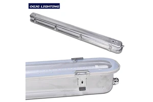 IP65 High Quality Triproof LED Lights Stainless Steel Housing Waterproof Lamp LED Vapor Proof Fixture LED Tri-Proof Light