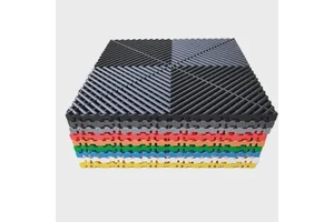 Interlock PP Garage Flooring Tiles,Tiles Floor,Slab Rib Garage Floor PP Floor Mat
