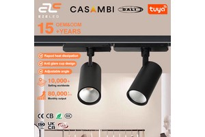 Museum Exhibition Gallery Art Lighting COB Dimmable Rail Spotlight Aluminum Focus Led Track Light