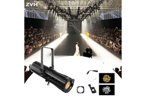 300W 2800K-6500K Colour Temperature Adjustable Zoom Profile Spot 97 CRI 18-38 Manual Zoom LED Exhibition Lights
