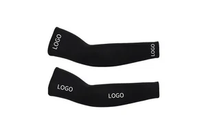 Custom Print Logo Blank Sunscreen Sports Arm Sleeves Cycling Gaming Protection Compression Adult Sleeves Sets
