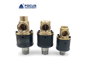 Dual Flow Rotary Union Mechanical Seals High Speed Temperature Oil air Water Rotary Joint for Industrial Machine Cooling System