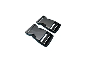 2026 Manufacturer Direct Black Customized Logo Plastic Belt Buckle Adjustable Side Release Buckle Side Release Buckle