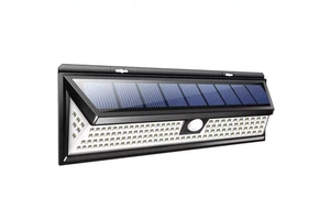 118 LED Solar Light Outdoor Solar Lamp Motion Sensor Solar Powered Spotlight 3 Modes Wall Sunlight for Street Garden Decoration