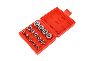 Hexagon Sleeve 14pcs Sleeve Rotary Head Pressure Head Auto Repair Combination Set