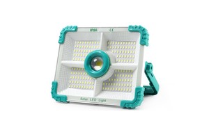 Super Bright LED Solar Floodlight Garden Camping Emergency Household Outdoor Courtyard Night Market Mountain-IP66 ABS Lamp CE