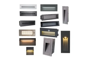 IP65 Waterproof Corner Wall Lamp Outdoor Aluminum LED Recessed Stair Light LED Recessed Step Light