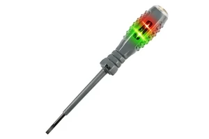 Multi-Functional Flat/Cross Electric Pen Tester Screwdriver with Indicator for Electricians Durable Plastic Handle