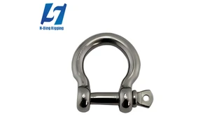 Wholesale High Quality Heavy-Duty Polished Stainless Steel Bow Dee Shackles US Type Rigging Hardware Items for Mining