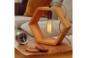 Wooden Decorative Lamp for Home Decor Wooden Lamp Decorative