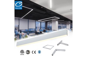 Indoor Hanging Surface Mounted Office Shop Suspending Garage Lamp 4 ft 8 ft 50w Led Linear Light