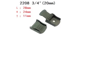 20MM Black Plastic Press Cam Lock Buckle 100% Eco-friendly with Custom Color Option for Bags & Clothes Tie Down