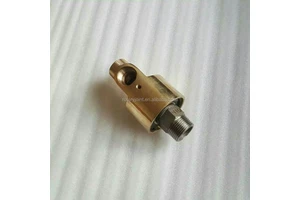 15A Dual Flow Elbows Male Swivel Rotary Joint Hydraulic Quick Connector