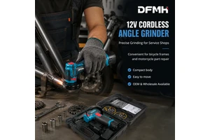 High Quality Portable Cordless Brushless Electric Angle Grinder DIY Grade With Slide Switch Battery Power Source