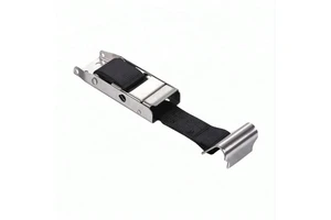 47mm Heavy Duty 304 Stainless Steel Adjustable Cargo Lashing Tie Down Straps Over Center Buckle Ratchet Tie Downs