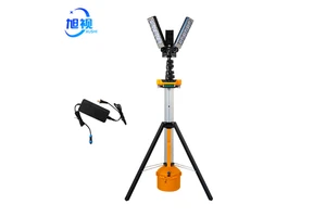 Hot Selling Rechargeable 180W LED Working Light Tower with Telescopic Mast for Construction Site Emergency Portable Lighting