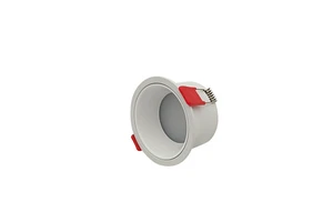 Anti-glare Downlight Embedded Low Ceiling Household Light Luxury Low-profile Dark-mounted LED Three-color Dimming Aisle Lights