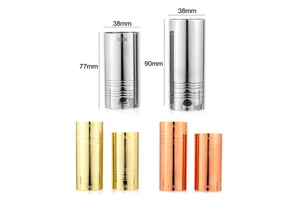 Customized Logo 30/60ml Cylindrical Cocktail Jigger Stainless Steel Bartending Tool Double Measuring Thimble Cup for Hotel Bar