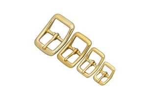 High Quality Solid Brass Buckles Pins 13mm 16mm 20mm 26mm Sizes Luxury Trendy Dog Collar Bag Accessories for Handbags Man Belts
