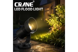 OEM ODM Factory Custom Low Voltage 5W Durable Aluminum Body Anti Glare Hood Outside Patio Courtyard LED Base Spotlight