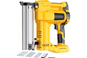Cordless 2" Brad Nailer for 20V 4.0Ah Battery (No Battery) Ecarke 2.1 100 Nail Capacity Electric Nail Gun Gun Nails/Staples